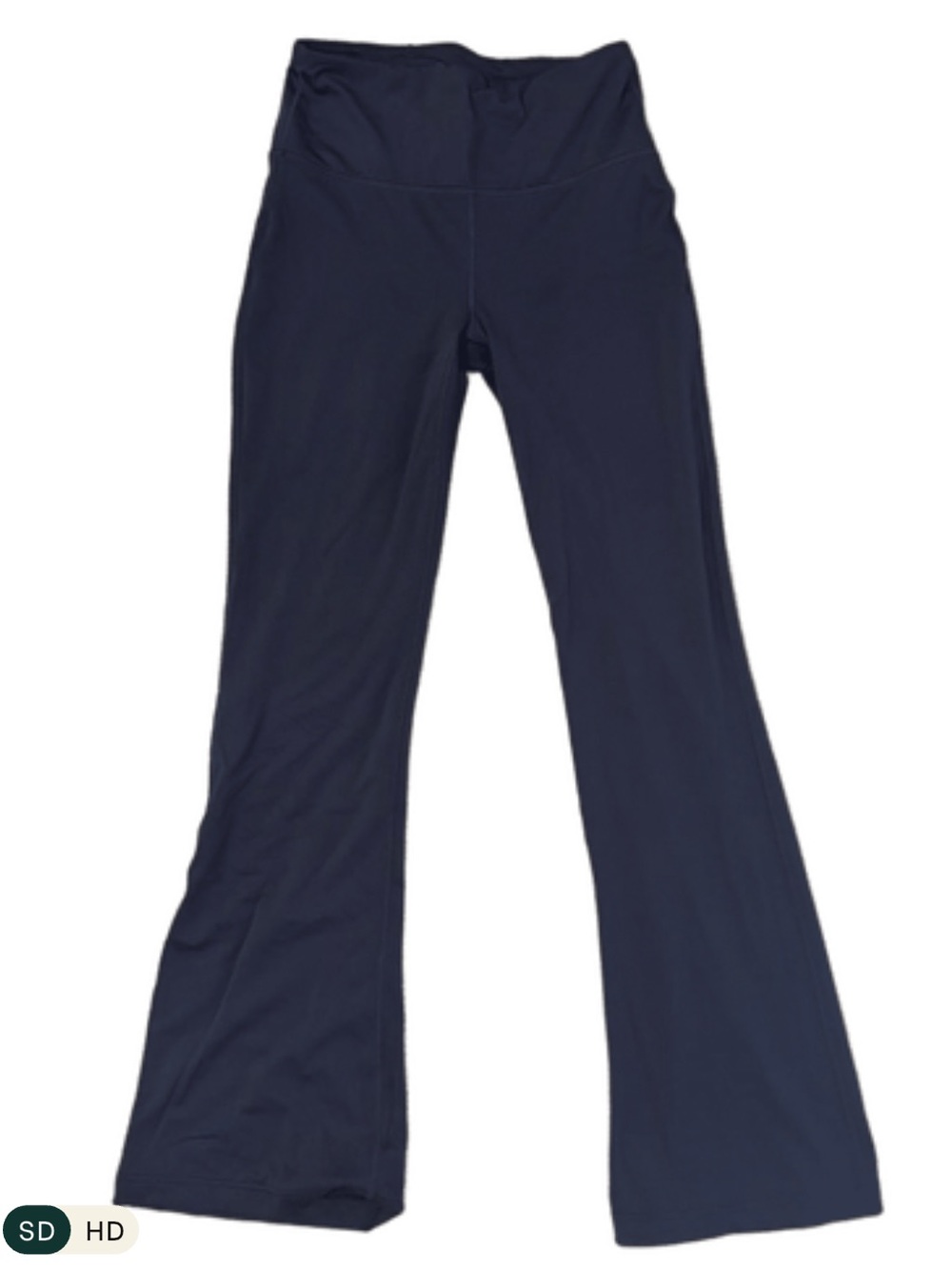 Quince Navy Flare Leggings
